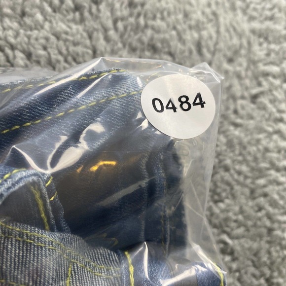 The Lab Of Denim USA Men’s Jeans Straight Waist 33” Medium Wash Butterfly Button - Picture 14 of 14